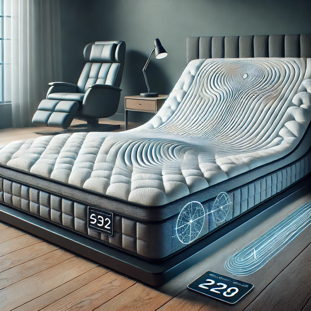A premium low air loss mattress designed for pressure relief, featuring advanced air circulation for optimal medical comfort