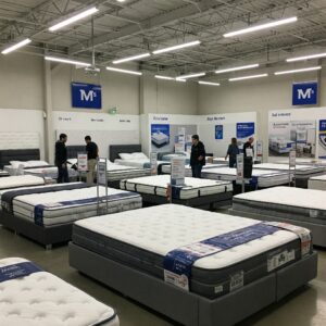 Find the perfect size mattress at the outlet of M, from twin to king.