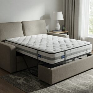 Comfortable sleep on a quality mattress designed for a sofa bed.