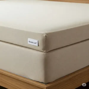 Easy-to-wash bamboo mattress protector for convenient care and hygiene.