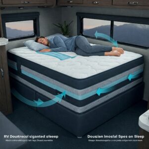 Durable and long-lasting construction of a best rated rv mattress.