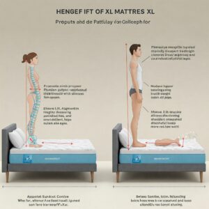 Benefits of using full xl mattresses, such as improved spinal alignment and comfort for taller sleepers.