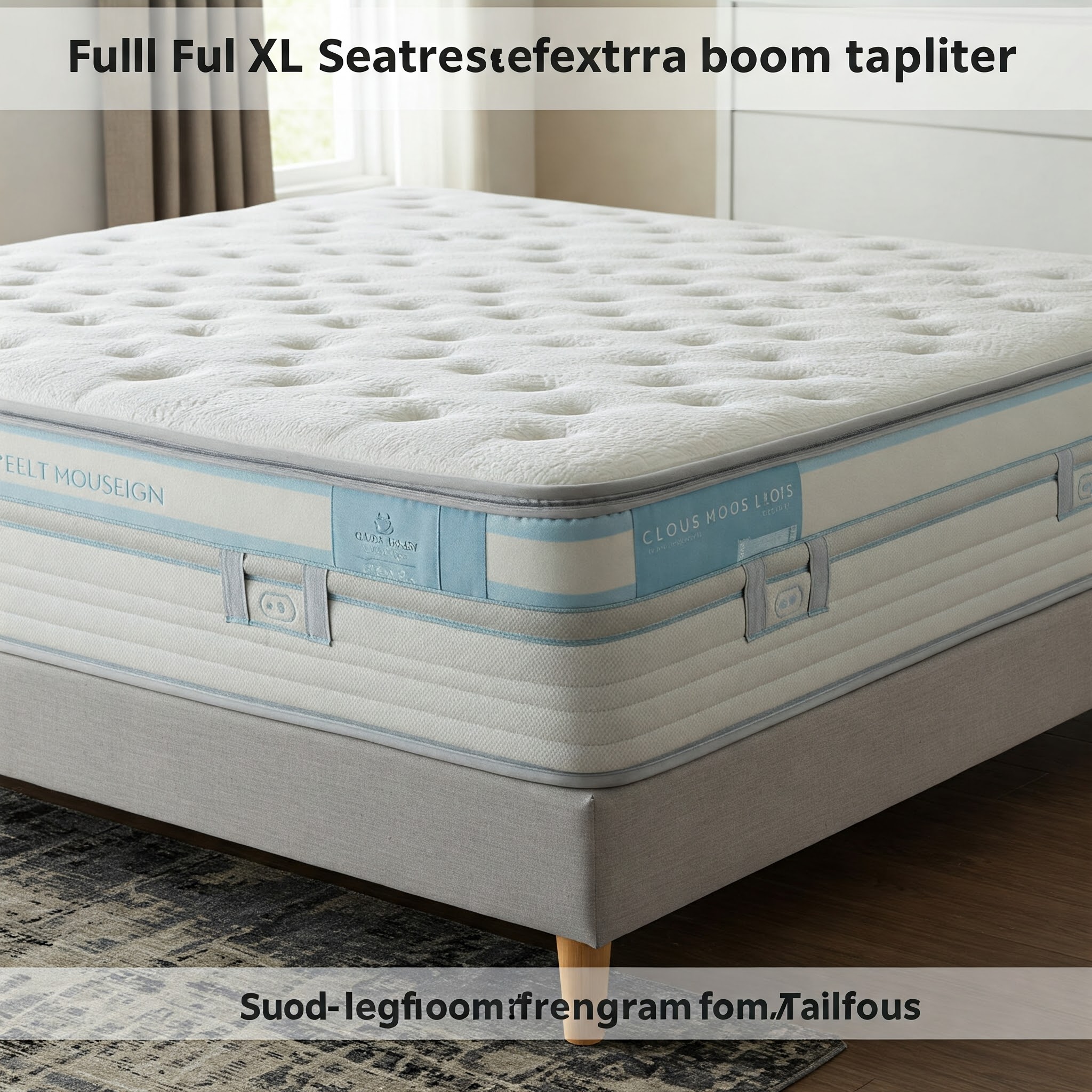 Comfortable full xl mattresses providing extra legroom for taller individuals.
