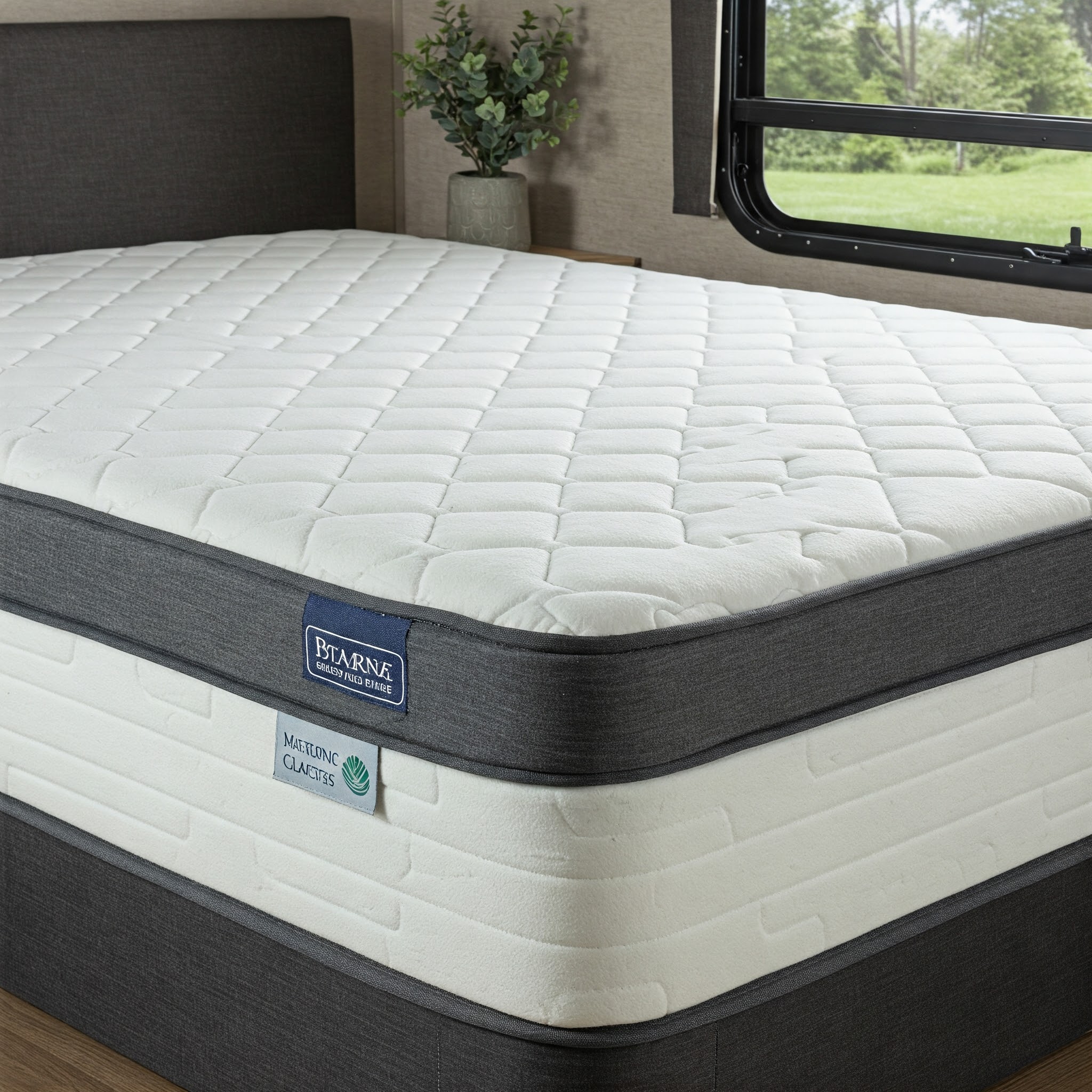 Comfortable rv king mattress 72x80 for restful sleep on the road.