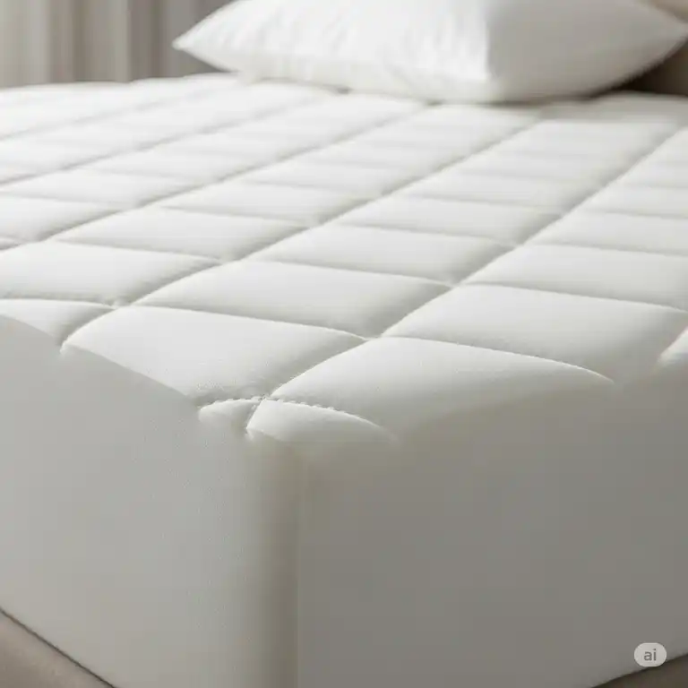Plush 4 inch memory foam mattress cover providing superior comfort and support.