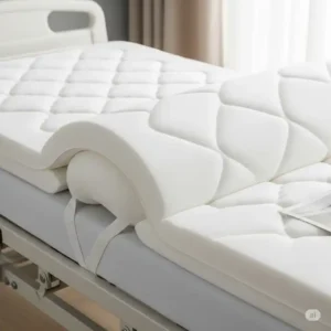 Premium memory foam hospital bed mattress topper for enhanced patient comfort and pressure relief.