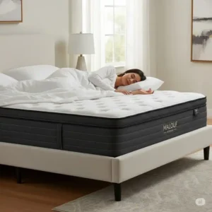 Malouf mattress offering exceptional comfort and support for a restful night's sleep.