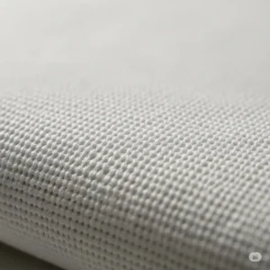 Close-up of the breathable, high-quality material used in a hospital bed mattress pad, showcasing its durable and skin-friendly properties.