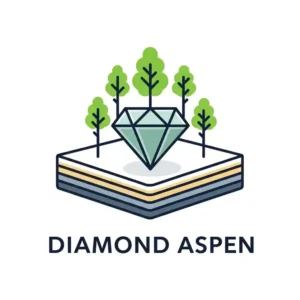 An icon representing the exceptional durability and long-lasting quality of the diamond aspen mattress, emphasizing its robust construction.
