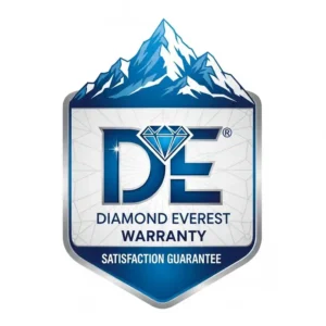 Official seal or badge indicating the Diamond Everest mattress warranty and satisfaction guarantee, adding value to its diamond everest mattress price.