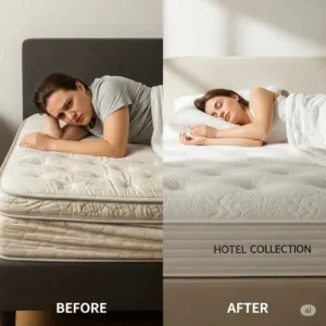Upgrade your sleep with the superior comfort and durability of a hotel collection mattress.