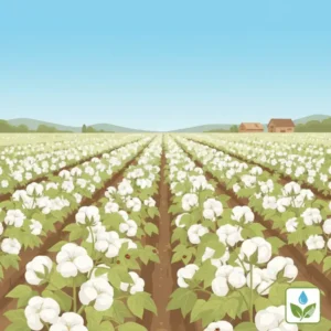 Stylized Earth icon representing the benefit of choosing an organic cotton pillow eco friendly solution.