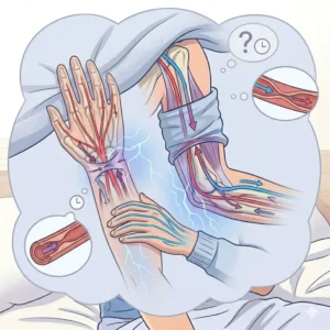 An anatomical view of the neck and spine misalignment causing why do i feel numb arms when sleeping.