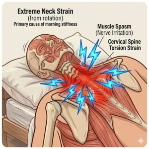Explaining how cold air and drafts are why do i wake up with stiff neck.