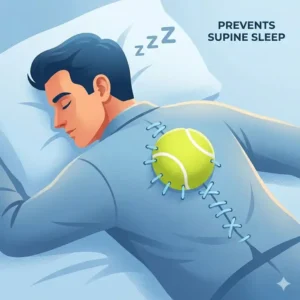 Using the tennis ball technique to prevent the supine position and stop why do i snore more when sleeping on back.