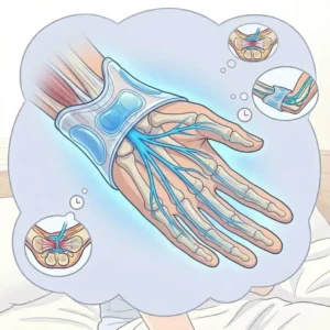 A guide showing gentle morning arm stretches for anyone asking why do i feel numb arms when sleeping.